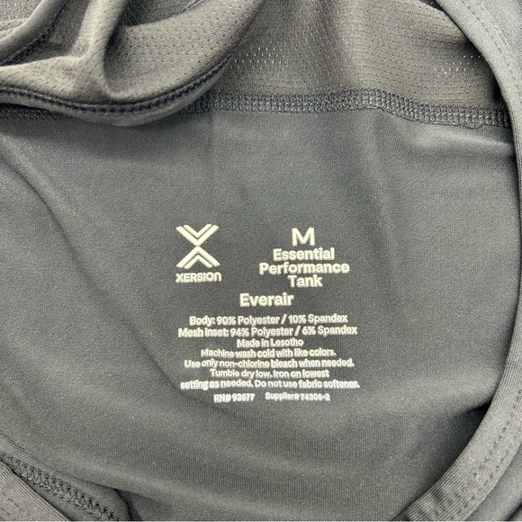 Xersion Women’s Black Everair Scoop Neck Sleeveless Tank Top Size S M L XXL - Picture 8 of 11